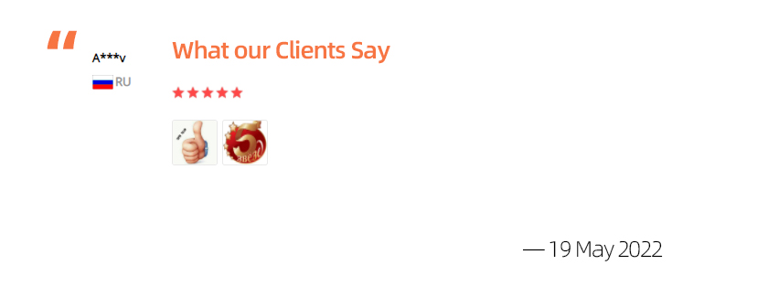 What our Clients Say — Fuse link 2022.5